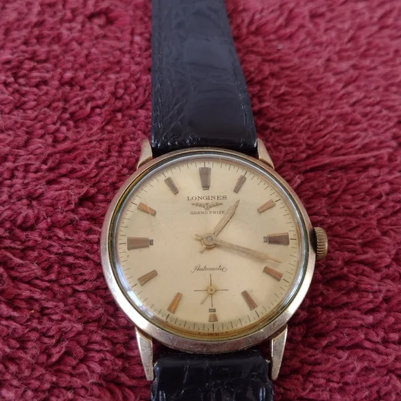 Vintage Longines Grand Prize Automatic unisex wrist watch 10k gold - Main Image